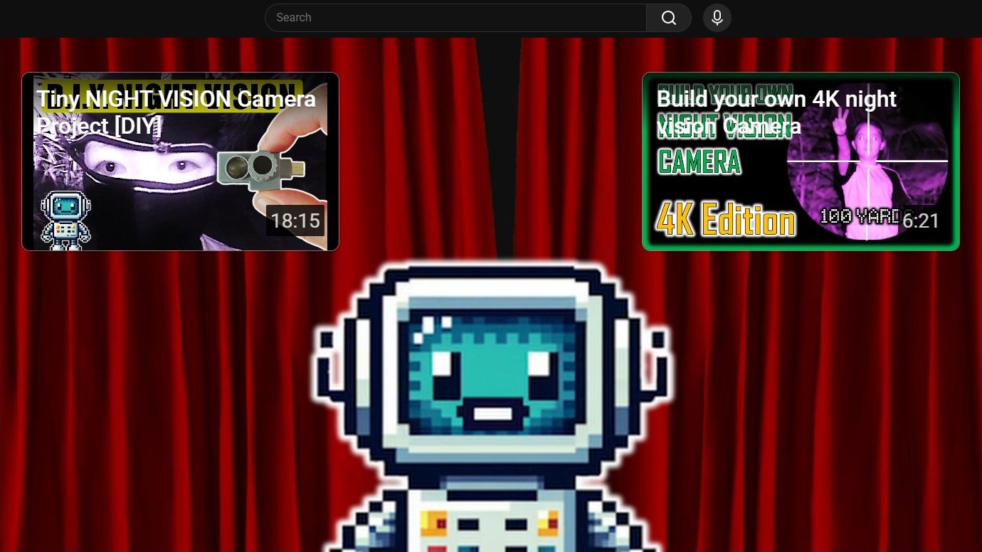 End screen with video suggestions