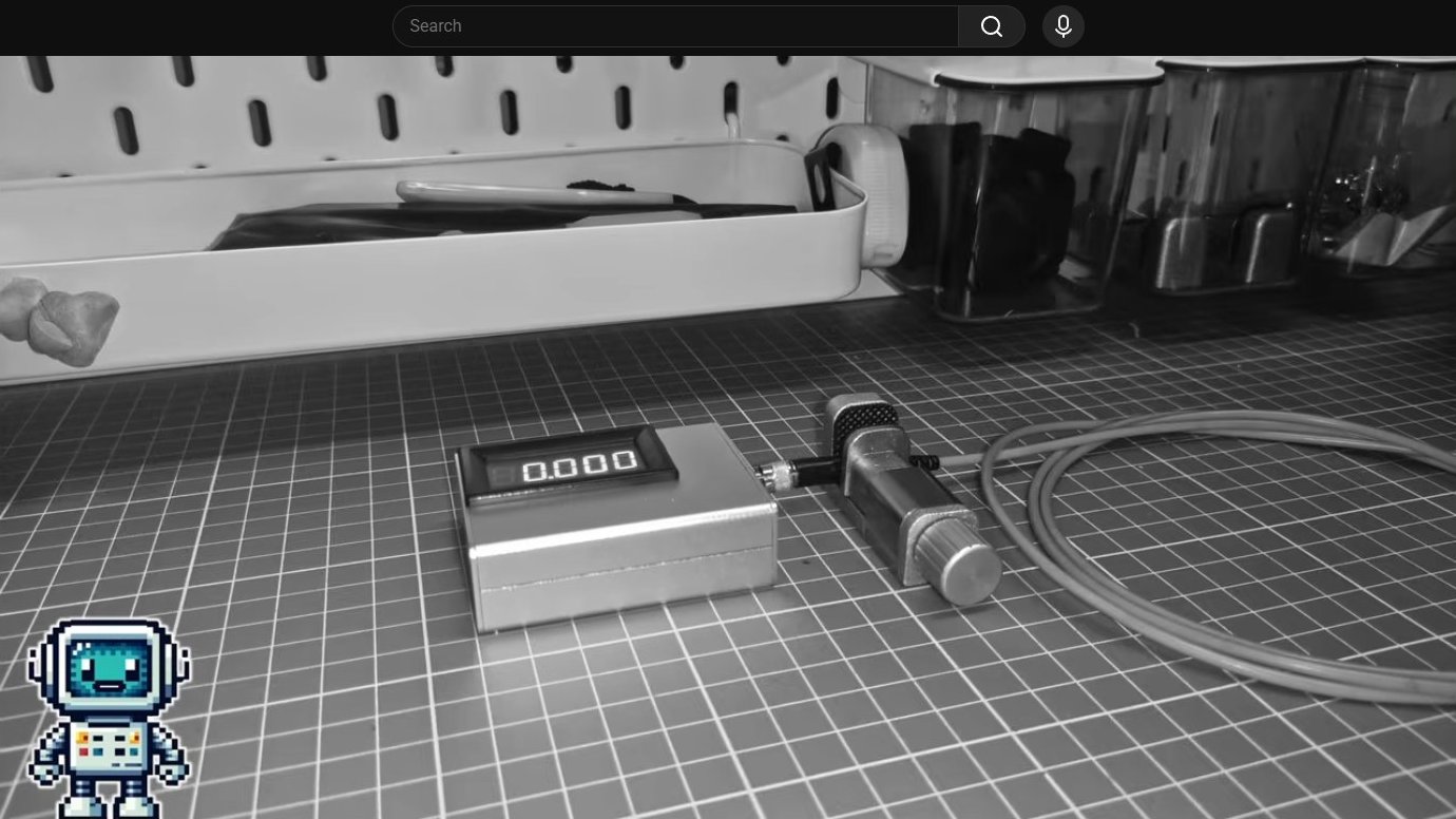 Laser power meter and optical components on work surface
