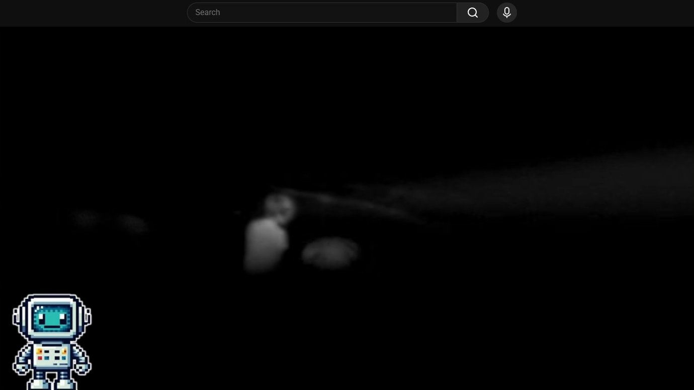 Grainy black and white infrared image