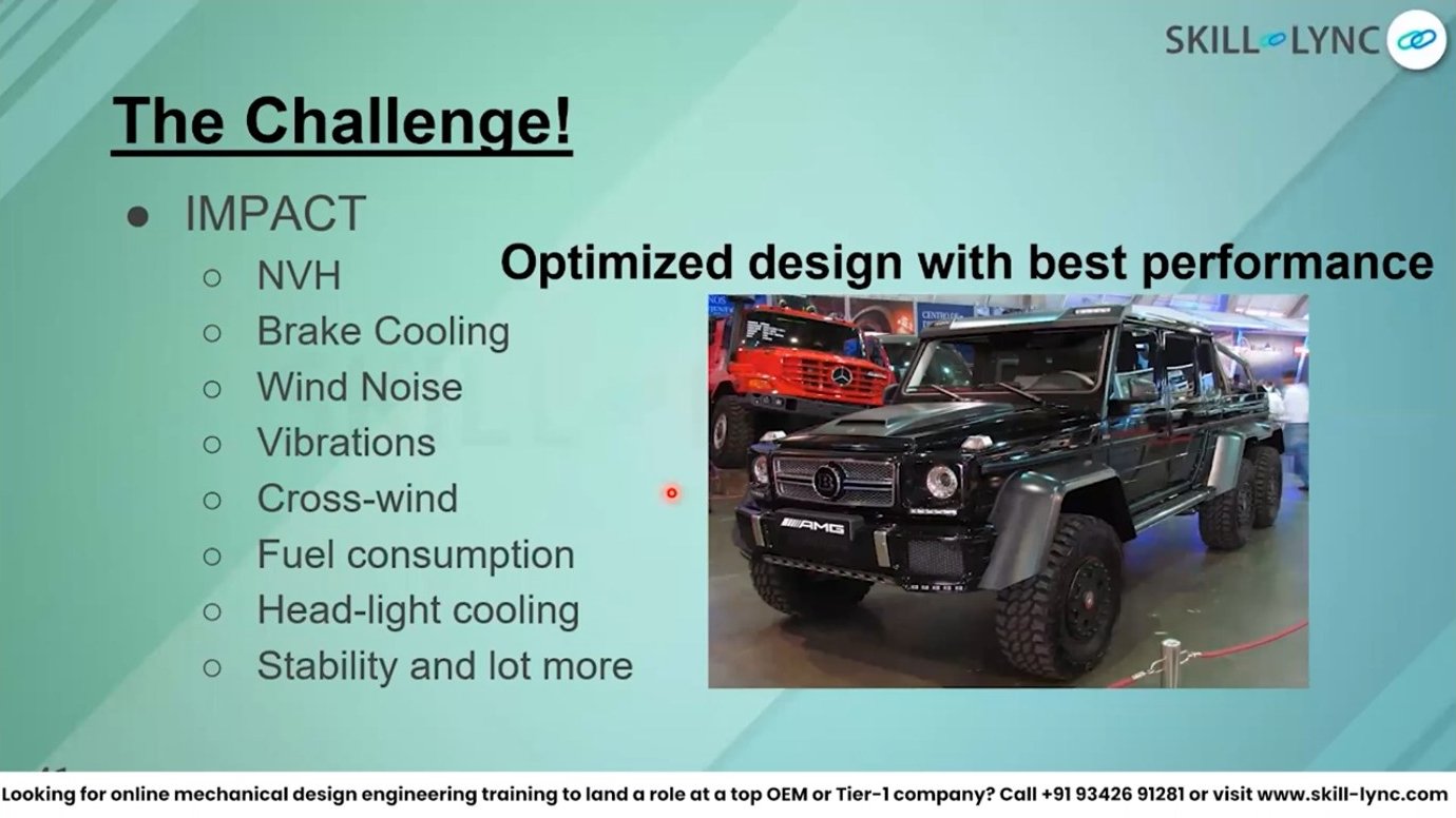 The challenge of optimization: balancing conflicting requirements like aerodynamic performance, thermal management, noise, and vibration. CFD helps navigate these trade-offs, but perfect solutions remain elusive.