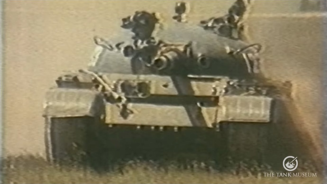 Archival footage of T-72s in formation. The vehicle served not only Soviet forces but was exported widely to Warsaw Pact and client states, ensuring production numbers in the tens of thousands.
