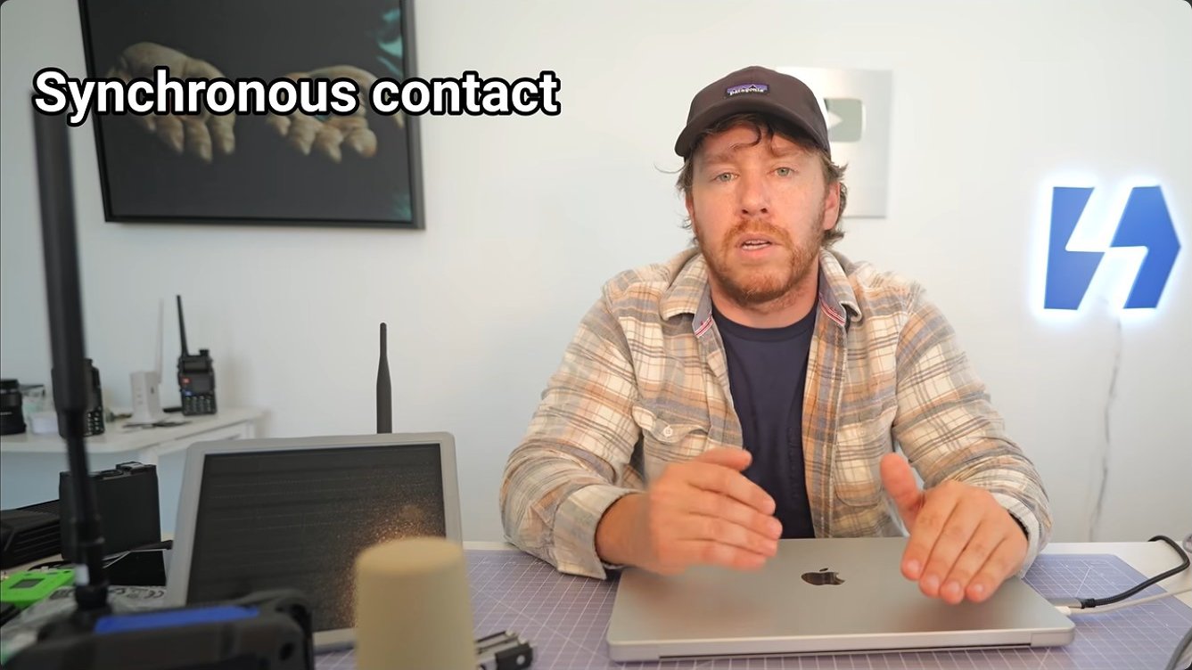 Most communication assumes synchronous contact: everyone online at once.