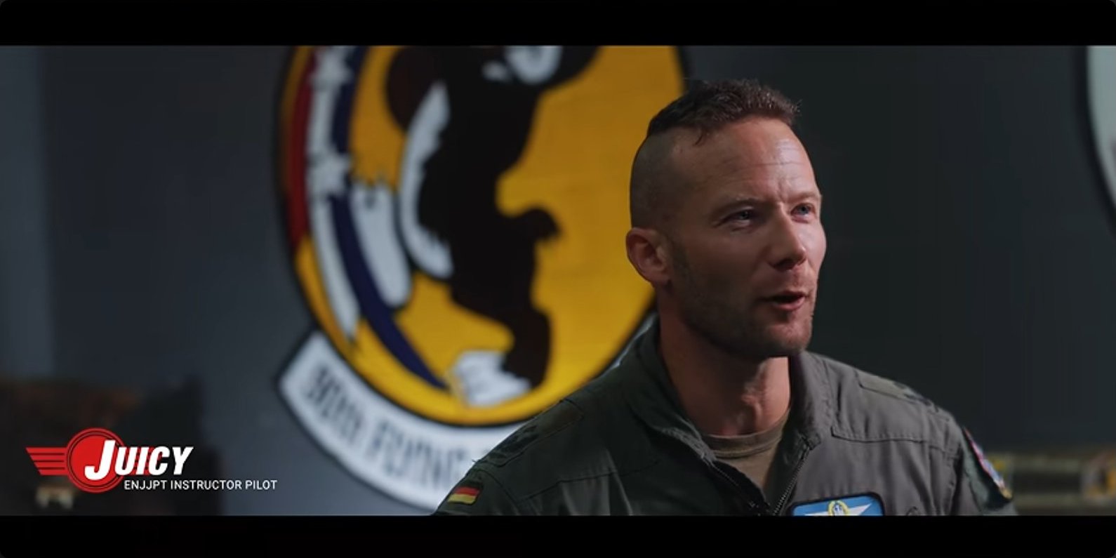 An instructor pilot in the phase-four fighter-fundamentals squadron.