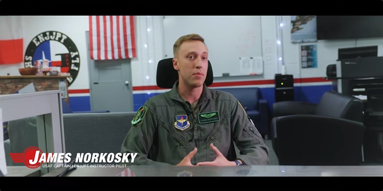 A pre-flight weather and mission brief, where every training day begins.